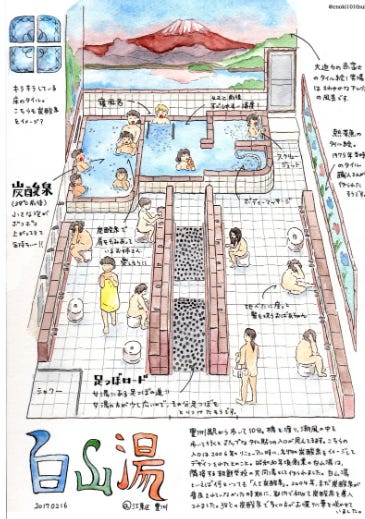 Enya Honami: Illustrating Public Bath Culture