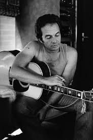 Merle Haggard on his Tourbus with Guitar, 1977 | San Francisco Art Exchange