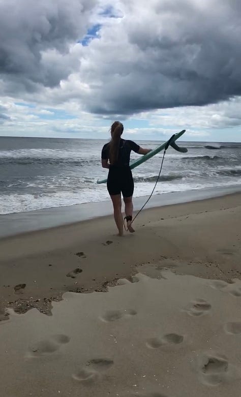 New Jersey Shore (LBI) surf check and bagels
