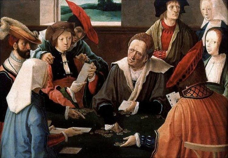 The Card Players, c.1517 - Lucas van Leyden