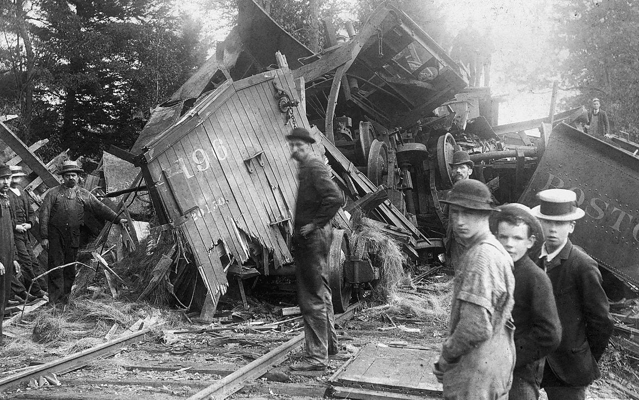 The train wreck of 1893 The train wreck of 1893