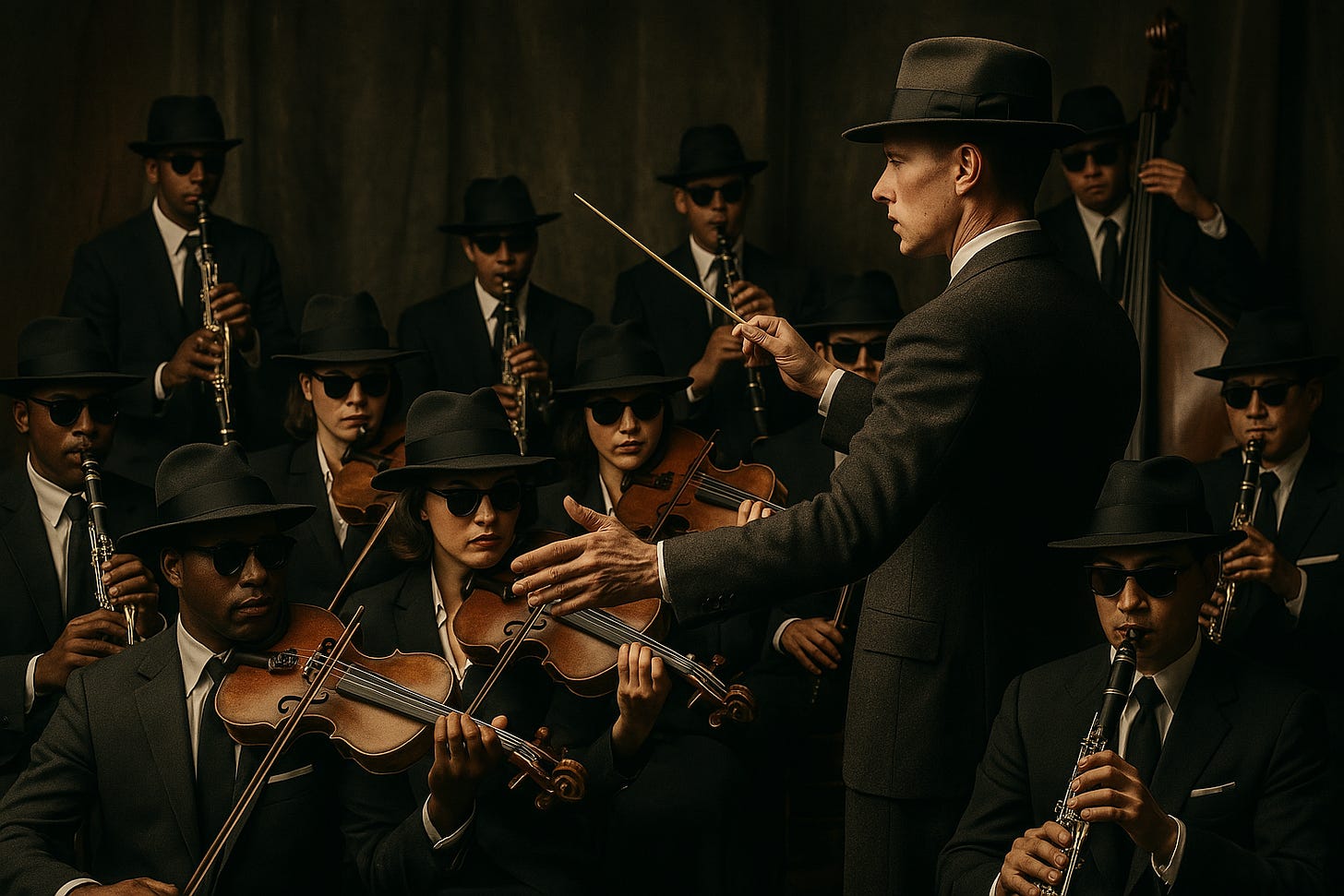 An orchestra of secret agents