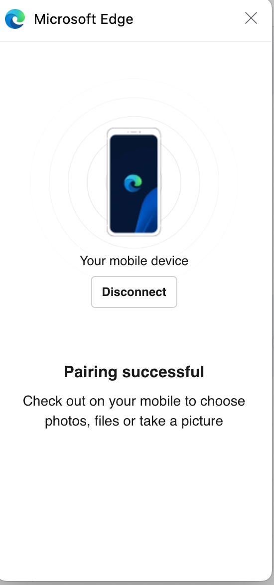 Using Edge Mobile Upload to Move Files from Your Phone to Websites