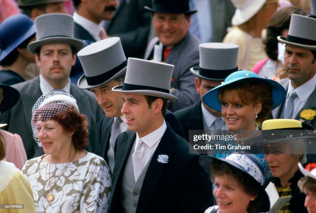 Andrew & Sarah At Ascot Races