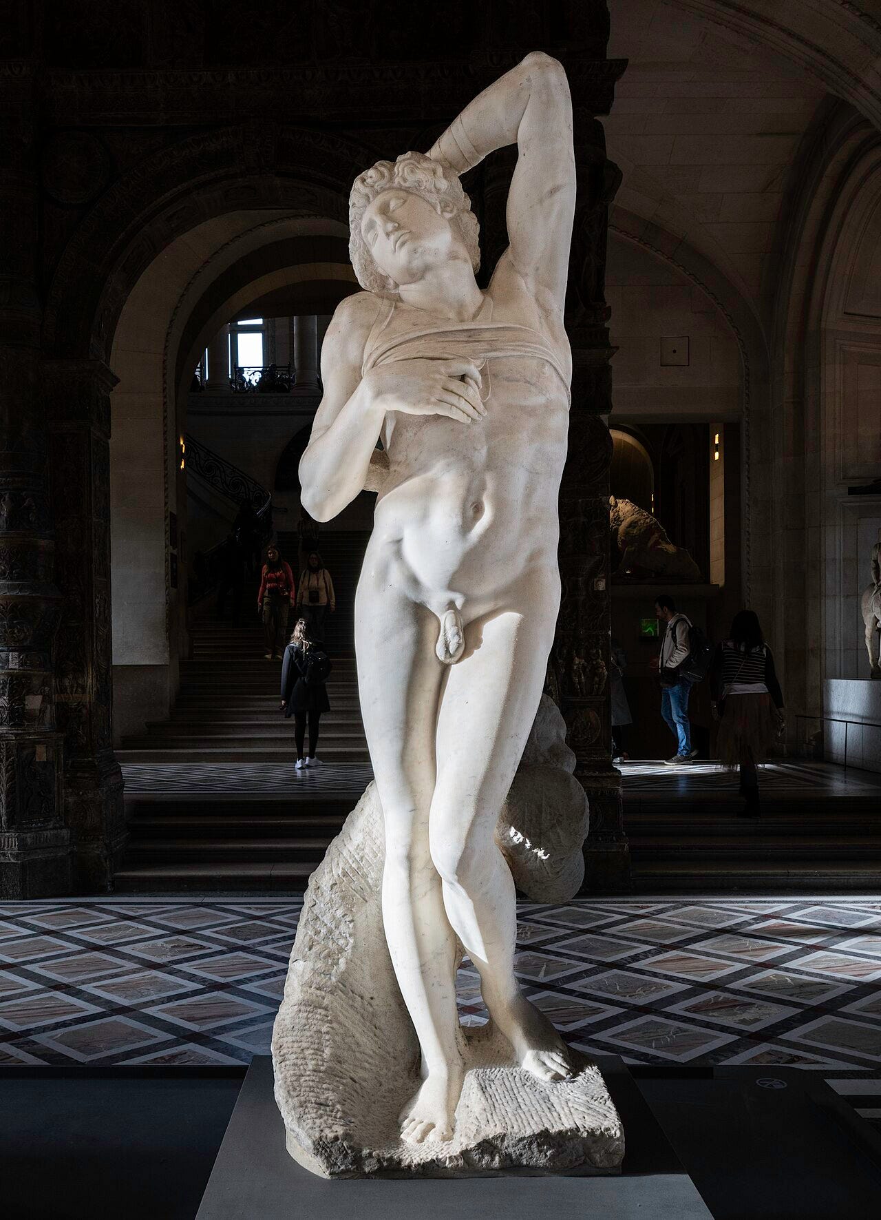 Dying Slave marble figure