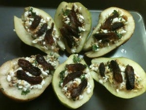 stuffed pears stuffed pears