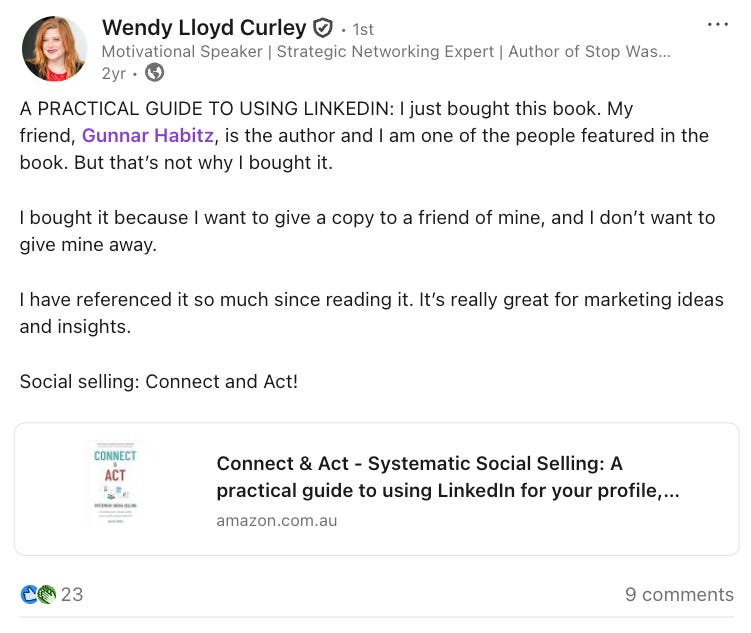 How to use LinkedIn as Book Author