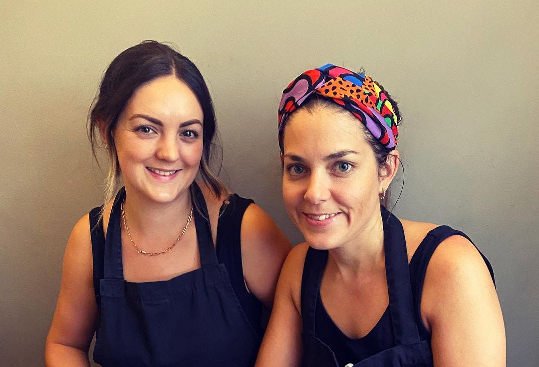 Applaud cafe owners Beth and Hannah