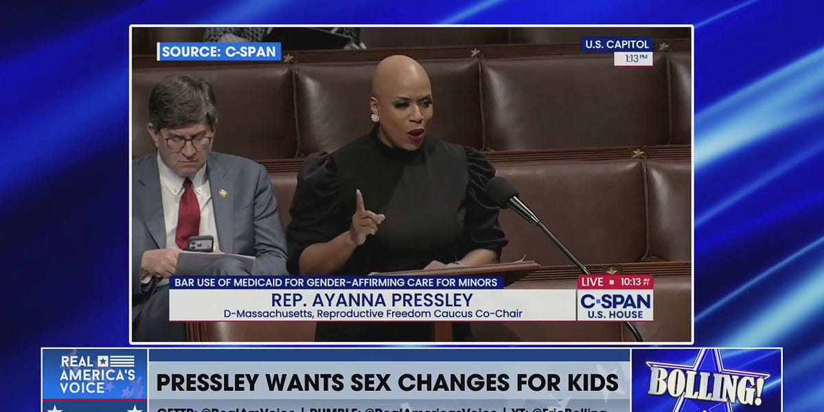 REP PRESSLEY WANTS SEX CHANGE FOR KIDS rep-pressley-wants-sex-change-for-kids