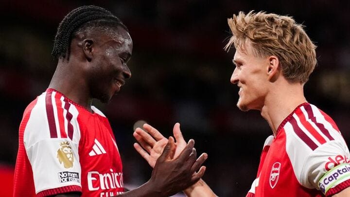 Arsenal 3-0 Coventry City: Havertz, Saka & Ødegaard secure opening win for  Gunners | AllFootball