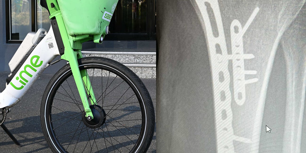 Lime bikes keep breaking Londoners' legs