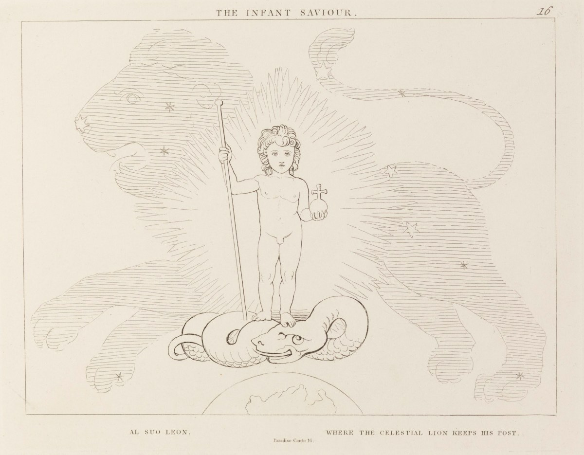 John Flaxman RA, 'The Infant Saviour' (from The Divine Comedy, Paradise )