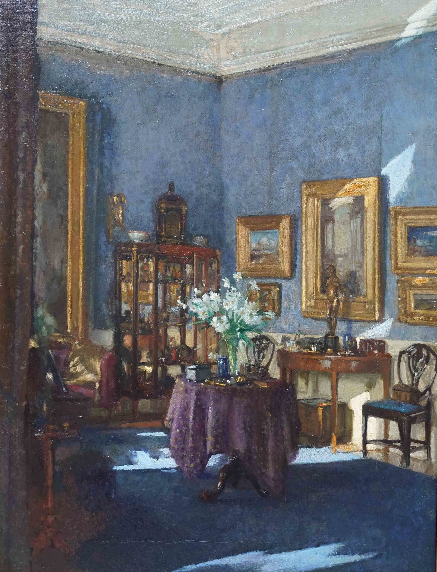 Patrick William Adam - The Drawing Room - Scottish art Interior ... Patrick William Adam - The Drawing Room - Scottish art Interior ...