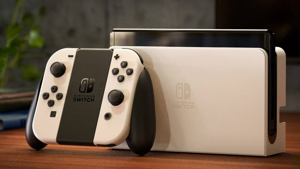 Nintendo Switch OLED in white