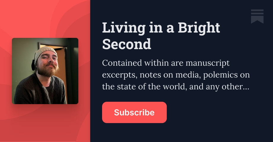 Substack Lewis Lin Living in a Bright Second | Lewis Fisher | Substack