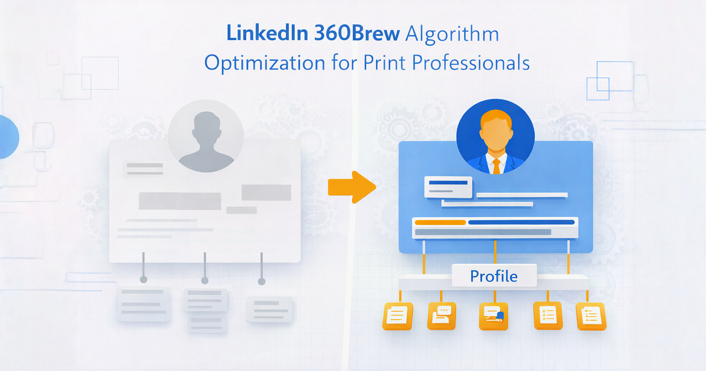 How LinkedIn's 360Brew Algorithm Changes Everything for Print Professionals How LinkedIn's 360Brew Algorithm Changes Everything for Print Professionals