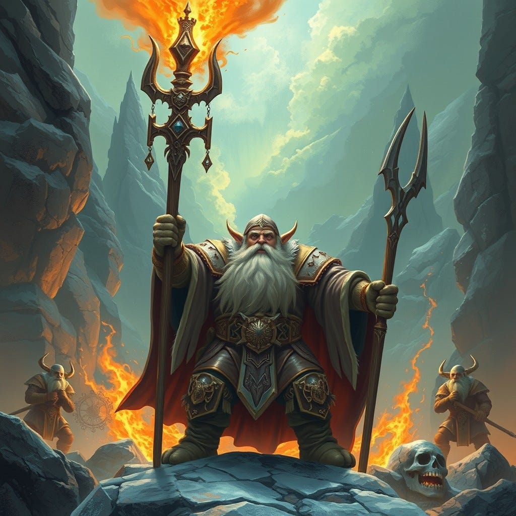 The god of the dwarves