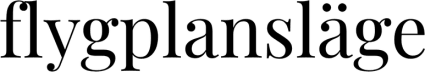 Flygplansläge