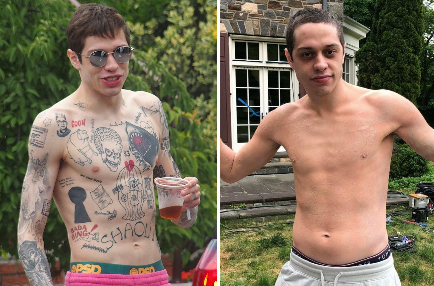 How 'Bodies Bodies Bodies' Covered All Pete Davidson's Tattoos (& Why)