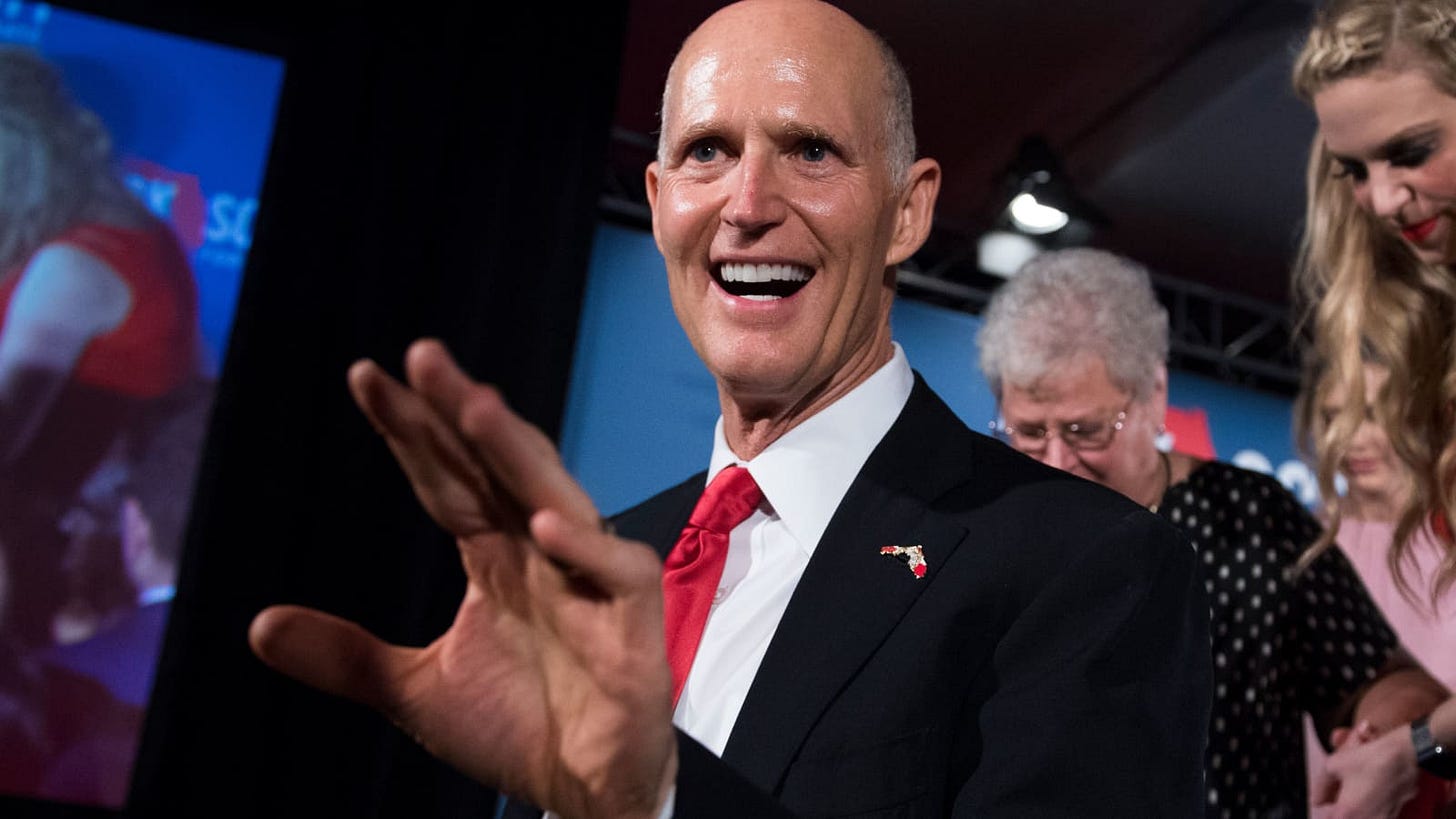 Rick Scott leads Bill Nelson in Florida Senate race recount