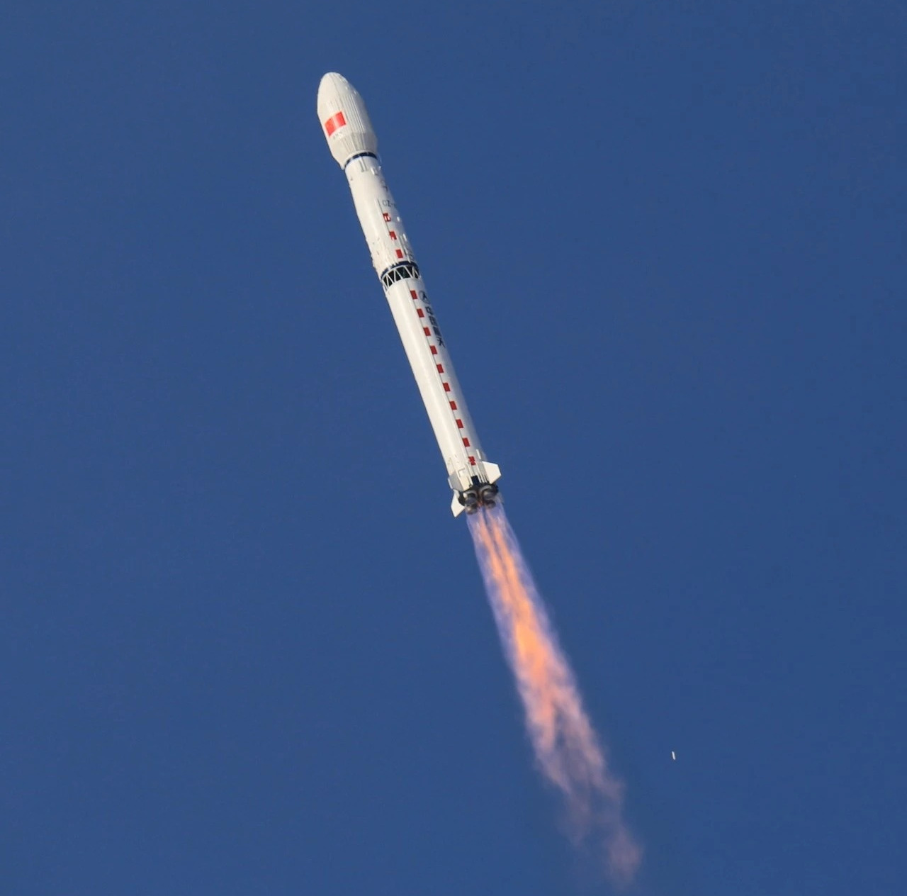 The Long March 4B Y64 vehicle during first-stage flight from the Jiuquan Satellite Launch Center on December 9th 2025. The Long March 4B Y64 vehicle during first-stage flight from the Jiuquan Satellite Launch Center on December 9th 2025.