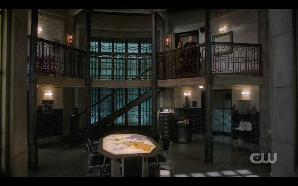 Castiel brings Sergei to bunker with Men of Letters SPN Castiel brings Sergei to bunker with Men of Letters SPN