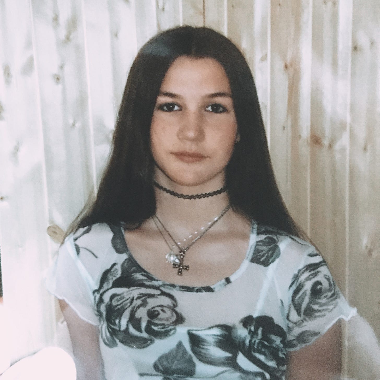 Teenage Torunn. Unimpressed. 