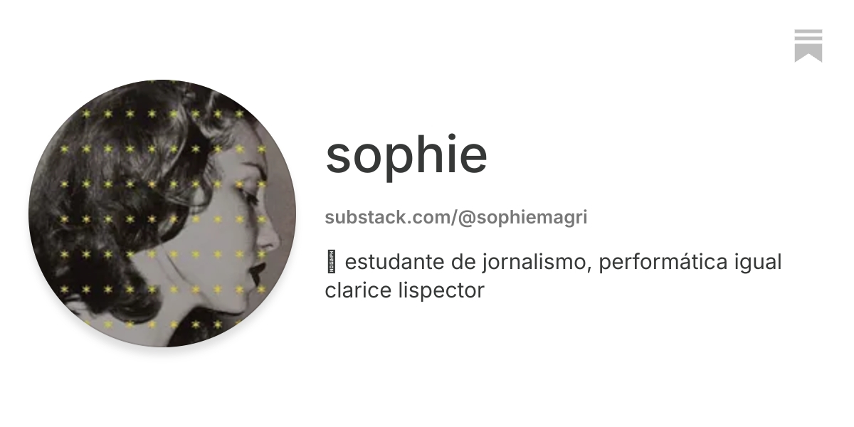 sophie | Substack