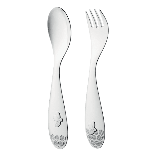 christofle silver plated two-piece flatware set 0