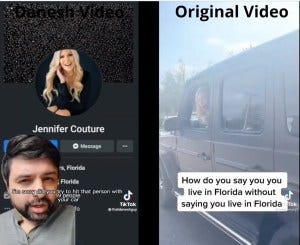Caught in the Stitch: How TikTok’s Danesh “ThatDaneshGuy” Noshirvan faked a mob, edited reality, and destroyed a woman’s life with AI.