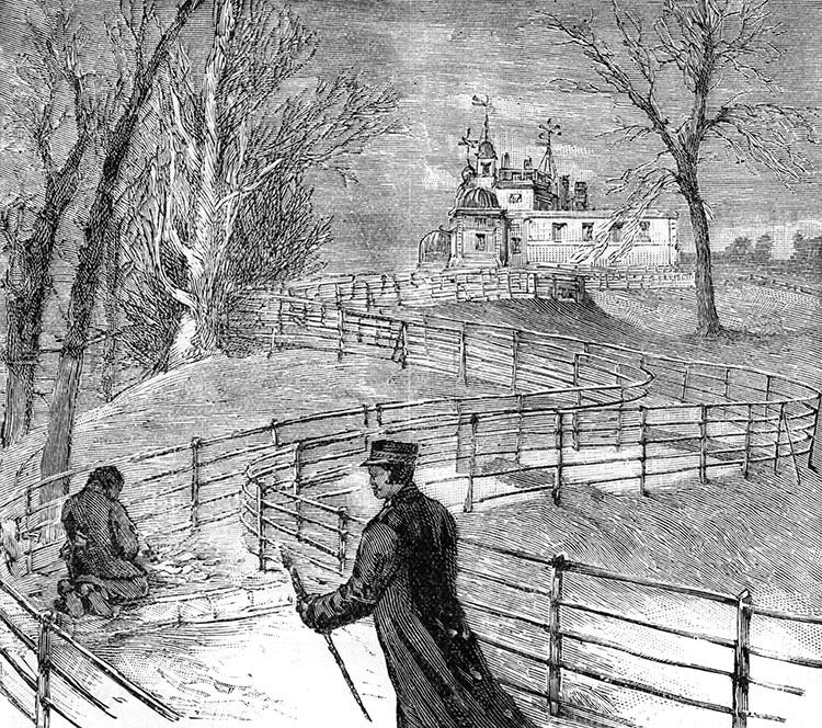 Inept: anarchist Martial Bourdon is blown up by his own bomb at Greenwich Park, illustration from the Chronicle, 1894. Inept: anarchist Martial Bourdon is blown up by his own bomb at Greenwich Park, illustration from the Chronicle, 1894.