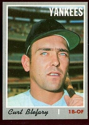 Baseball Card 1970 Topps # 297 Curt Blefary New York Yankees EXMT | eBay