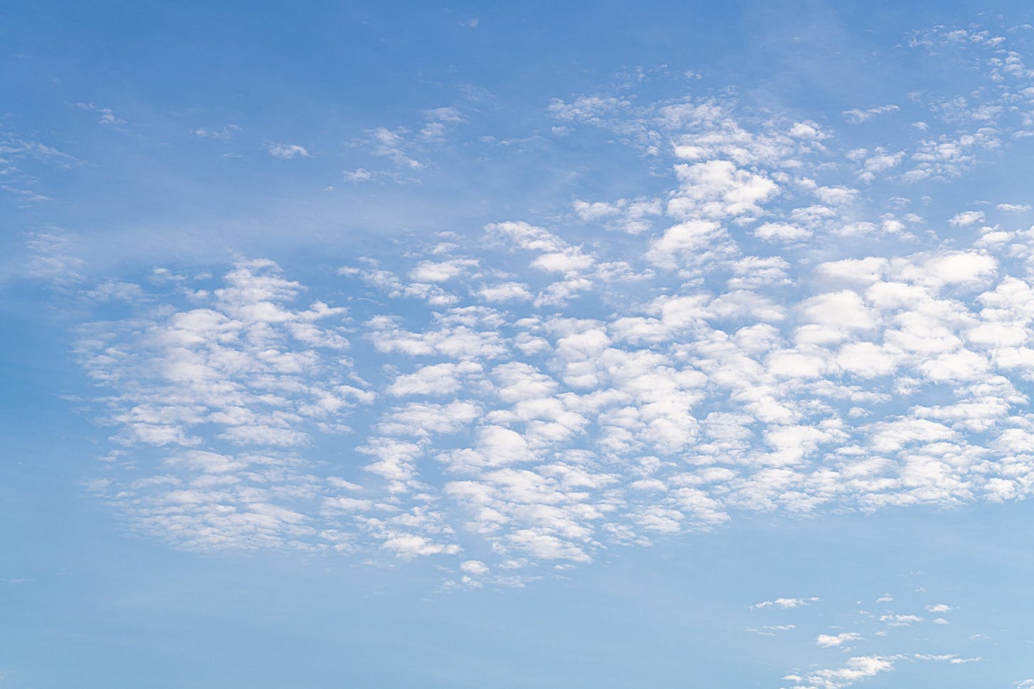 clouds in blue sky