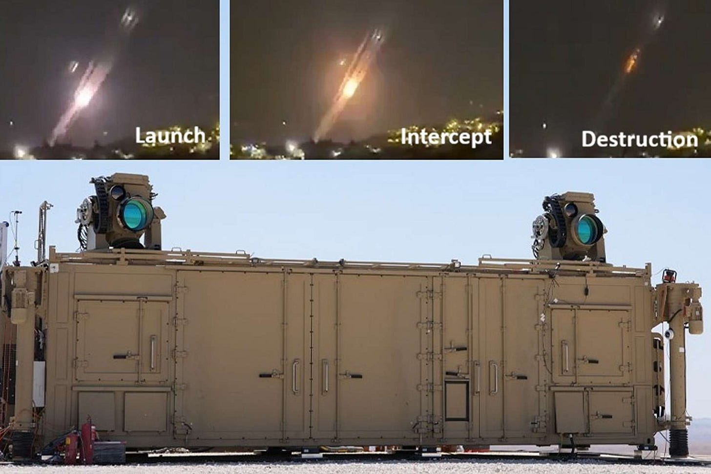 Israel's Iron Beam Laser Linked to First Combat Intercepts of Hezbollah  Rockets in Lebanon