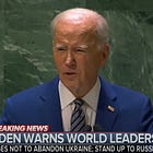 Biden To Mike Johnson And His MAGA Creeps: Ukraine Money. Give It, Weirdos. 
