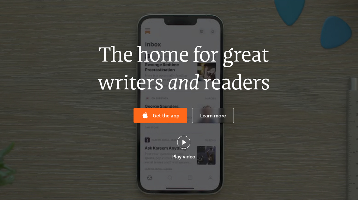 Source: Screenshot from Substack's website
