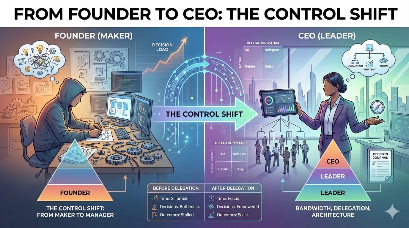 Retain Control From Founder to CEO: The Control Shift - The Percolator