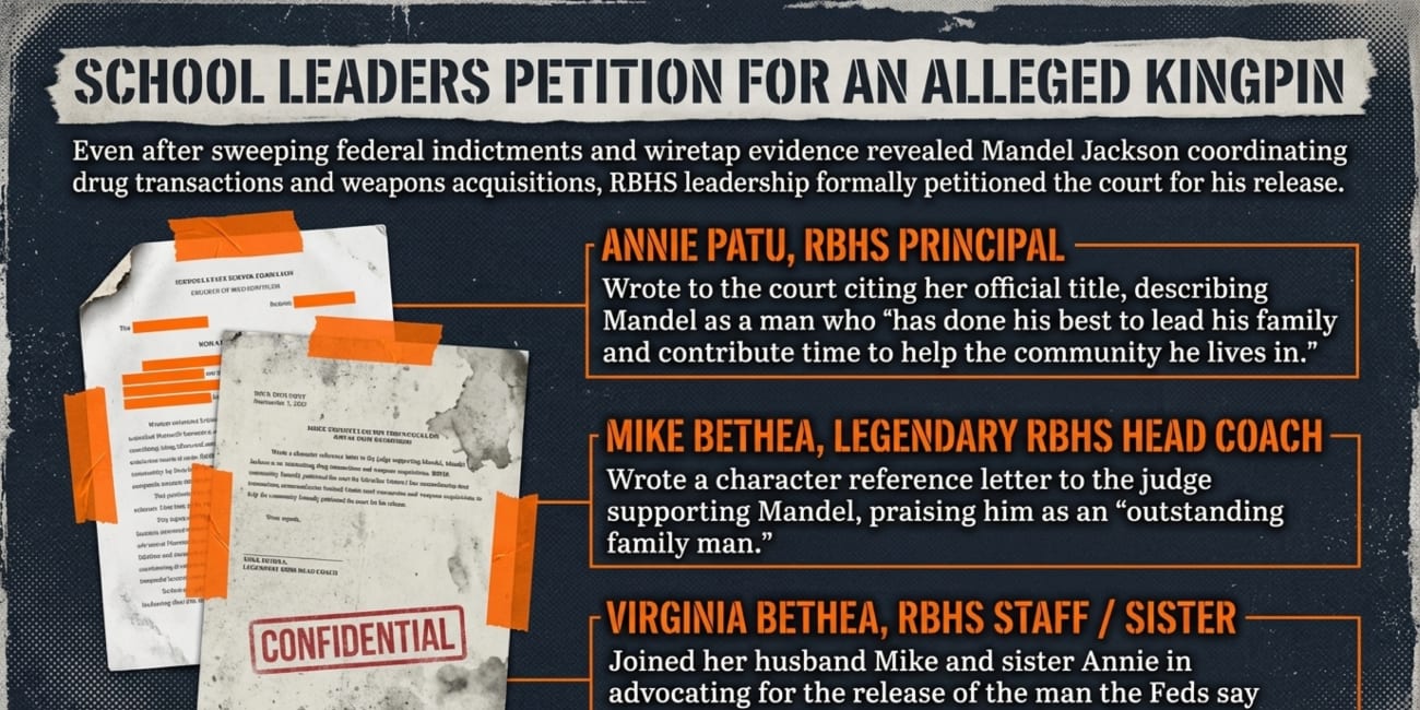 Rainier Beach Principal Interviewed by FBI Regarding Ties to Jackson Drug Trafficking Org