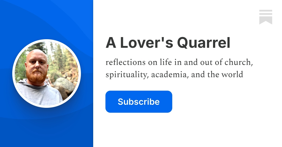 A Lover's Quarrel | Eric C. Smith | Substack
