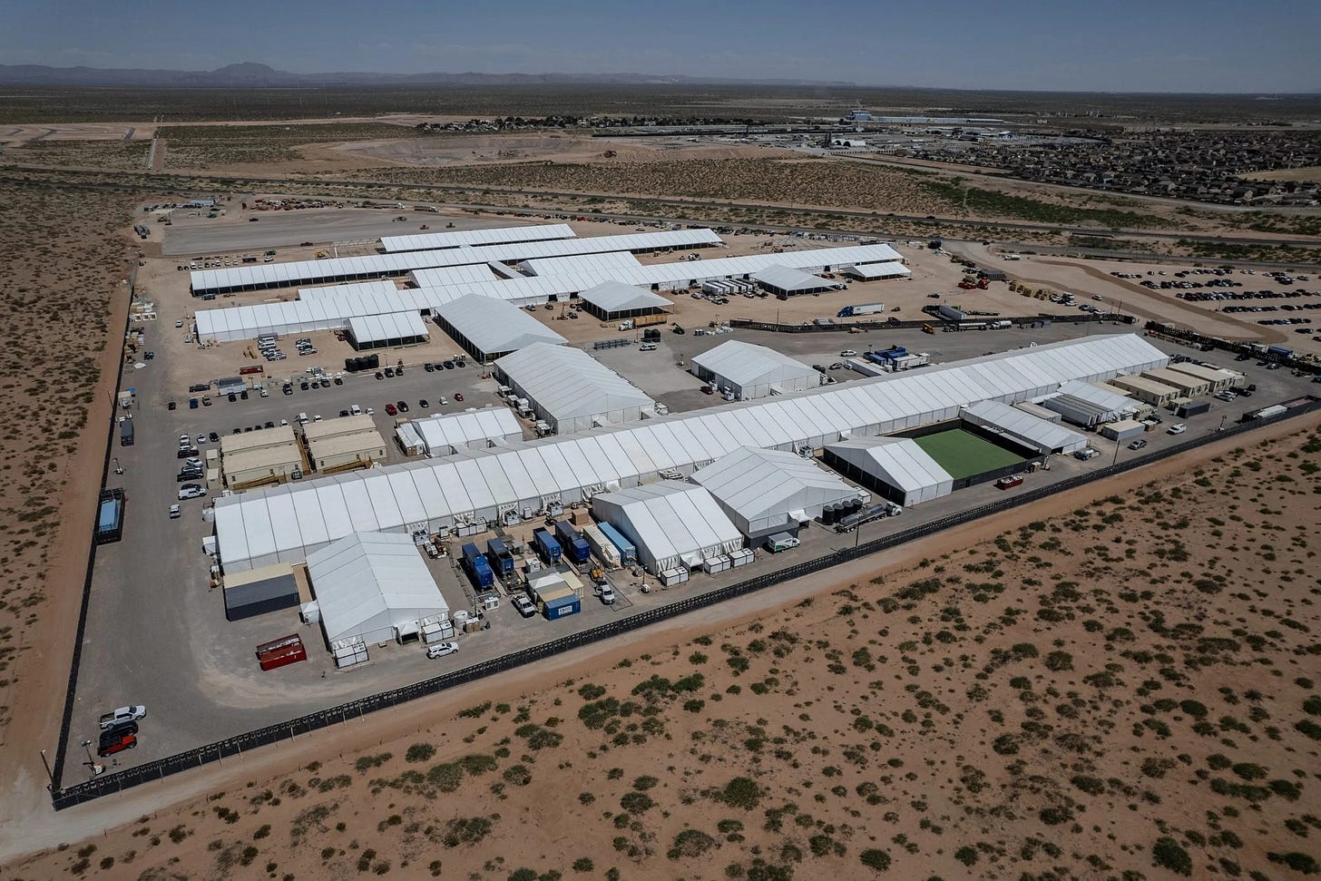 Deployed Resources, a privately held tent company, is set to operate a new ICE tent camp to hold people awaiting deportation in El Paso, Texas.