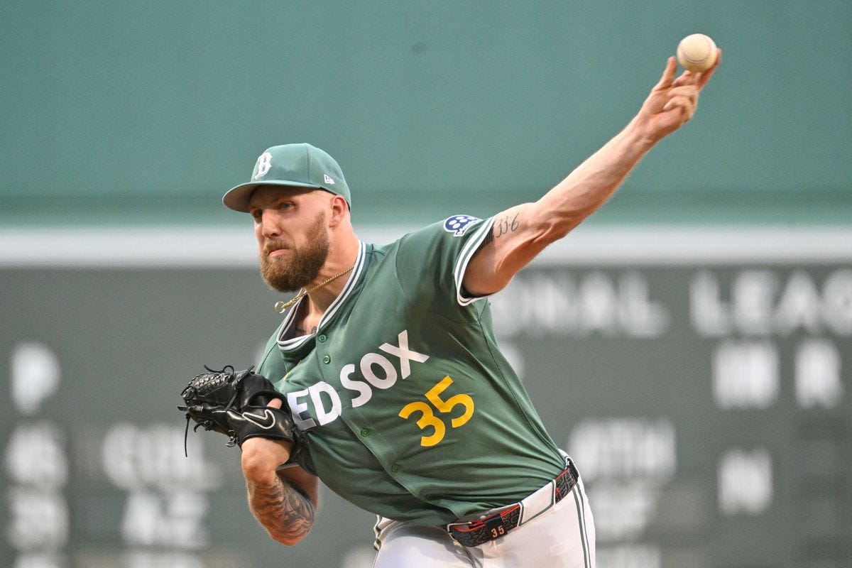 Red Sox pitcher Garrett Crochet is finding a groove and looking like a Cy  Young favorite - Over the Monster