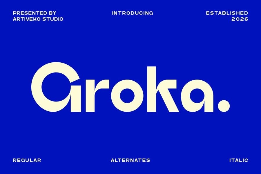Groka Modern Sans Serif Font