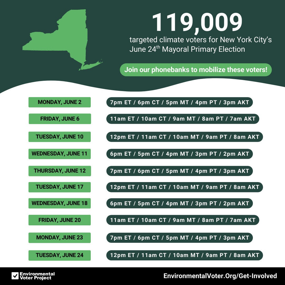 Earth Week phone bank into San Antonio, TX with Piper Perabo. Fri Apr 27, 7pm ET / 4pm PT.