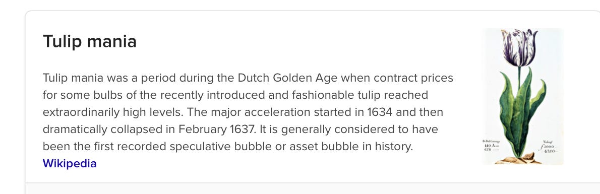 Peak bubble