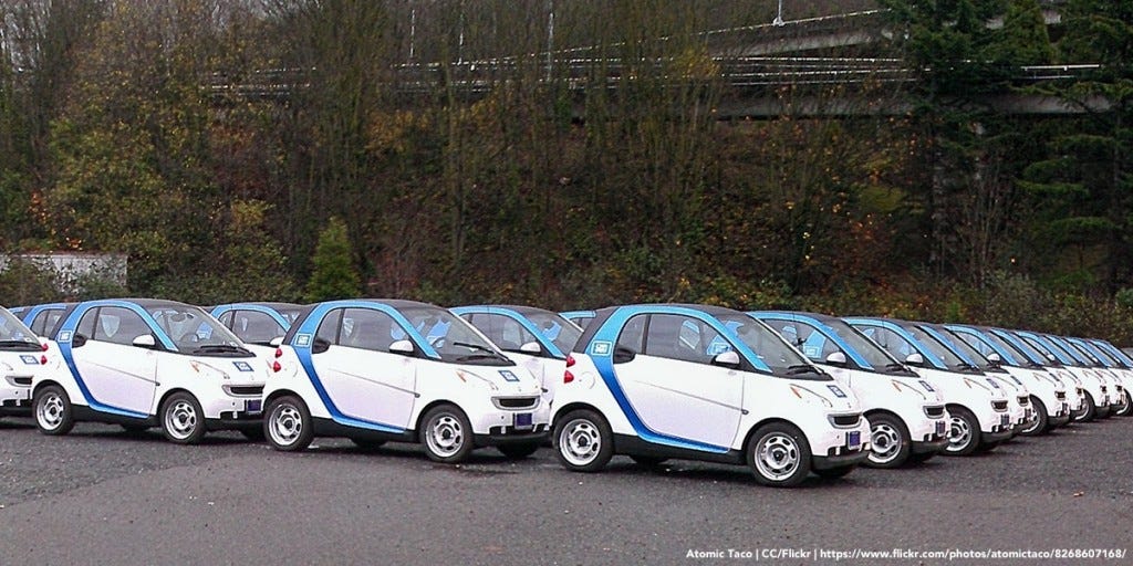 Car2Go Cars - Photo by Atomic Taco Car2Go Cars - Photo by Atomic Taco