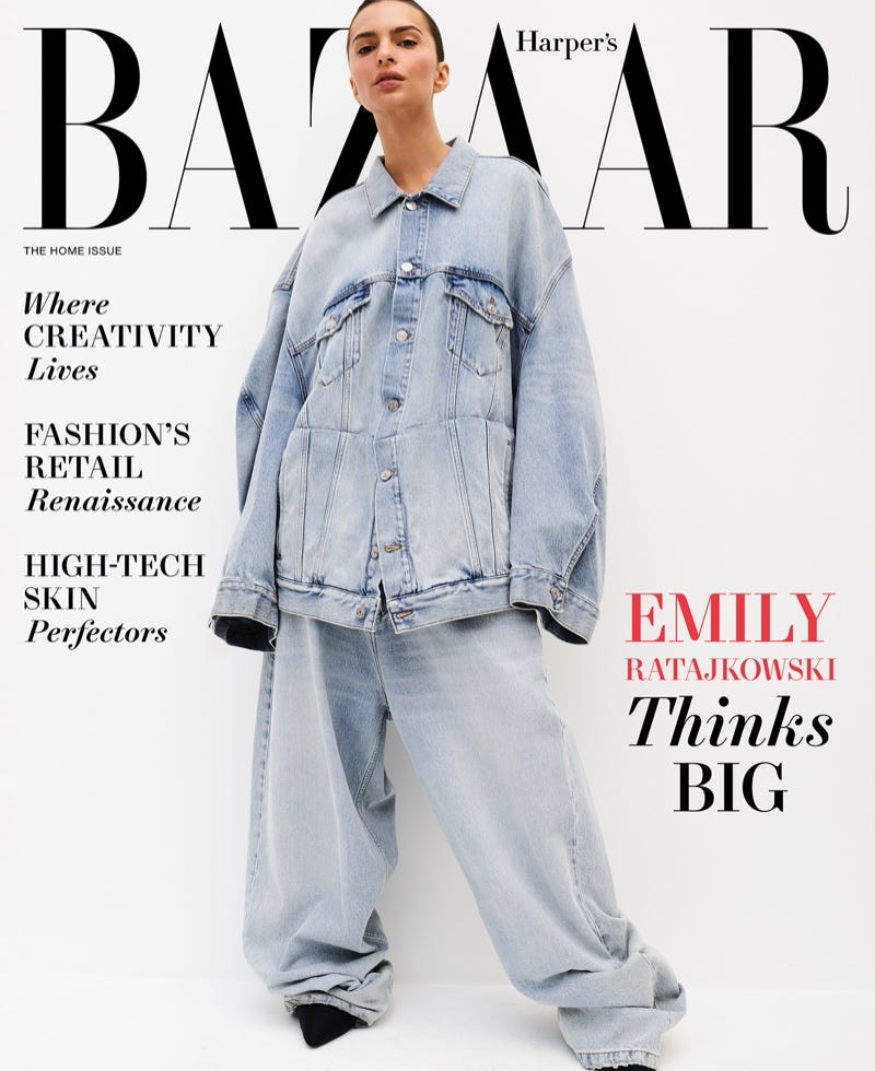 Emily Ratajkowski Harper's Bazaar US 2022 Cover Photoshoot Emily Ratajkowski Harper's Bazaar US 2022 Cover Photoshoot