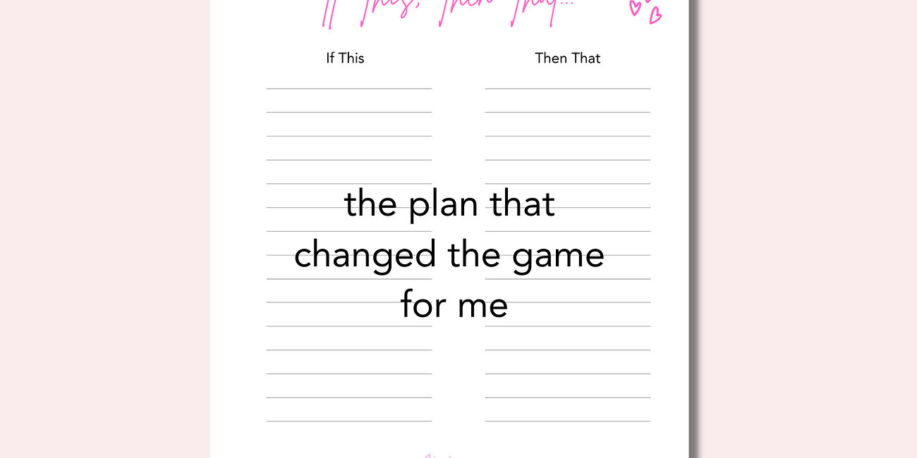 The “If This, Then That” Rule That Changed My Pain Management