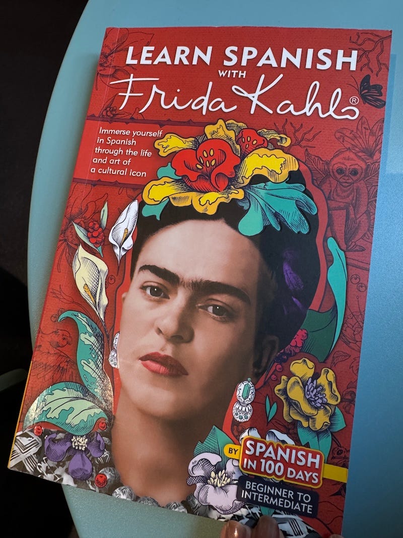 I found a Spanish-language textbook with one of the most unique themes in the foreign-language textbook market today