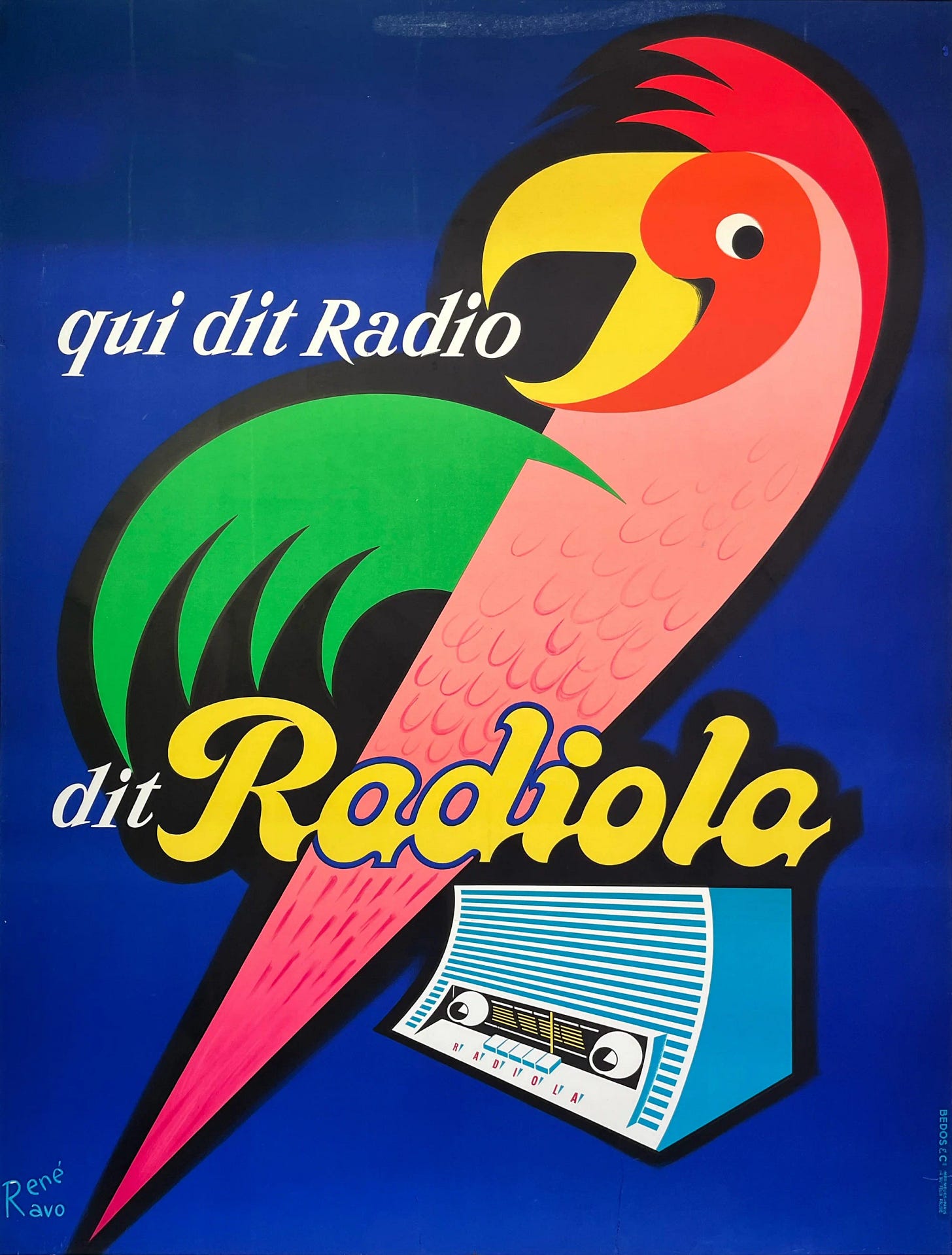 Radiola poster by René Ravo
