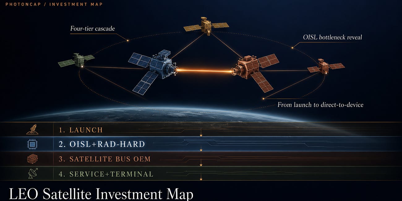 [Investment Map] 26 Companies in the LEO Satellite Cycle: From Deployment to Service